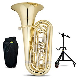 Eastman EBB226 Student Series 4-Valve 3/4 BBb Tuba with Tuba Essentials Stand Pack