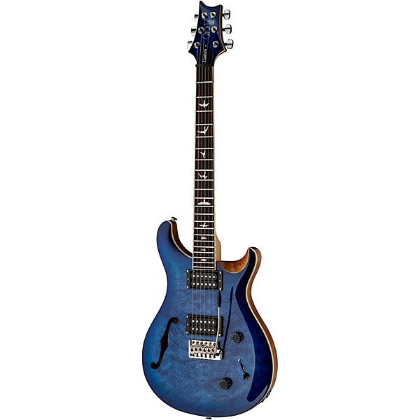 Open Box PRS SE Custom 22 Quilted Limited-Edition Semi-Hollow Electric Guitar Level 2 Faded Blue Burst 197881049249