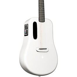 LAVA MUSIC ME 3 38" Acoustic-Electric Guitar With Space ... LAVA MUSIC ME 3 38" Acoustic-Electric Guitar With Space Bag White