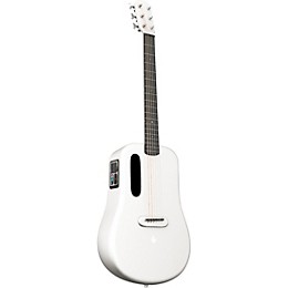 LAVA MUSIC ME 3 38" Acoustic-Electric Guitar With Space Bag White