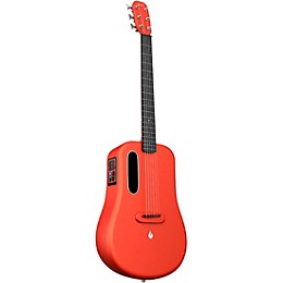 LAVA MUSIC ME 3 38" Acoustic-Electric Guitar With Space Bag Red