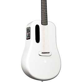 LAVA MUSIC ME 3 36" Acoustic-Electric Guitar With Space ... LAVA MUSIC ME 3 36" Acoustic-Electric Guitar With Space Bag White