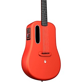 LAVA MUSIC ME 3 36" Acoustic-Electric Guitar With Space Ba... LAVA MUSIC ME 3 36" Acoustic-Electric Guitar With Space Bag Red