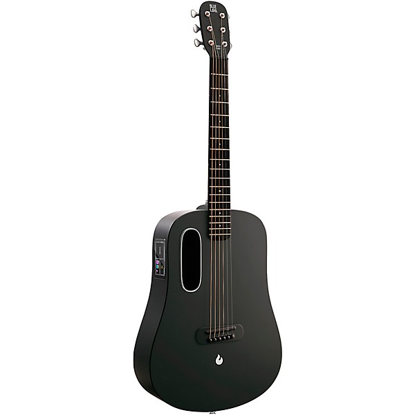 Open Box LAVA MUSIC Blue Lava Touch Acoustic-Electric Guitar With Lite Bag Level 1 Midnight Black