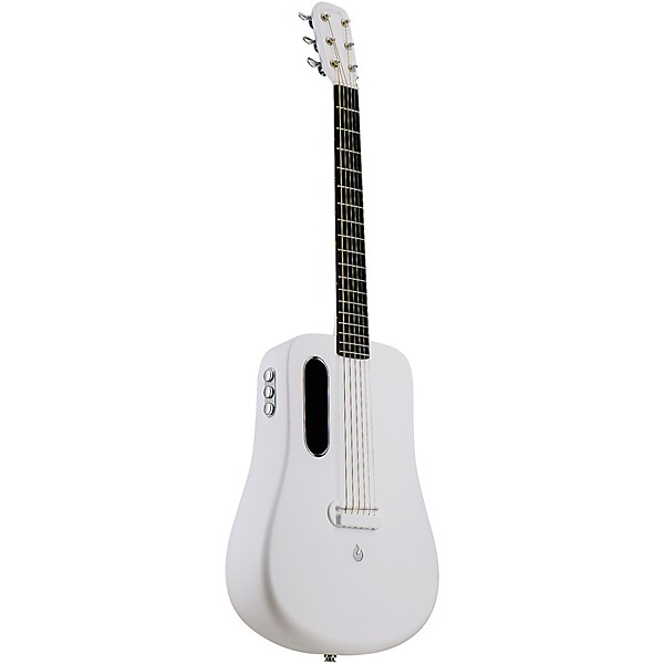 LAVA MUSIC ME 2 36" Freeboost Acoustic-Electric Guitar with Ideal Bag White