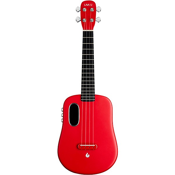 LAVA MUSIC U 23" FreeBoost Acoustic-Electric Ukulele With Space Bag Sparkle Red