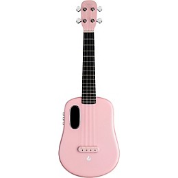 LAVA MUSIC U 23" FreeBoost Acoustic-Electric Ukulele With Space Bag Sparkle Pink