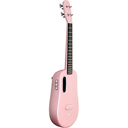 LAVA MUSIC U 23" FreeBoost Acoustic-Electric Ukulele With Space Bag Sparkle Pink