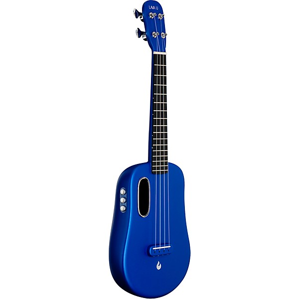 LAVA MUSIC U 23" FreeBoost Acoustic-Electric Ukulele With Space Bag Sparkle Blue