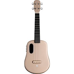 LAVA MUSIC U 23" FreeBoost Acoustic-Electric Ukulele With Space Bag Sparkle Gold