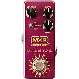 MXR Duke of Tone Overdrive Effects Pedal Purple