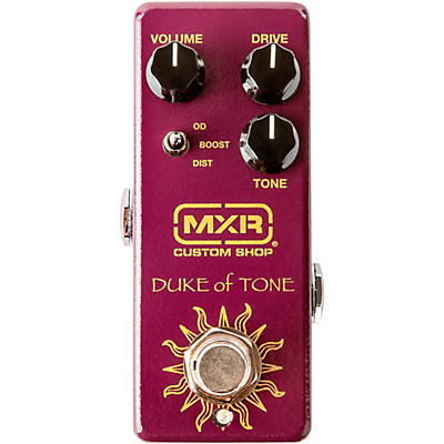 Mxr Duke Of Tone Overdrive Effects Pedal Purple for sale