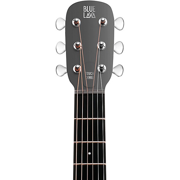 LAVA MUSIC Blue Lava Touch Acoustic-Electric Guitar With Airflow Bag Midnight Black