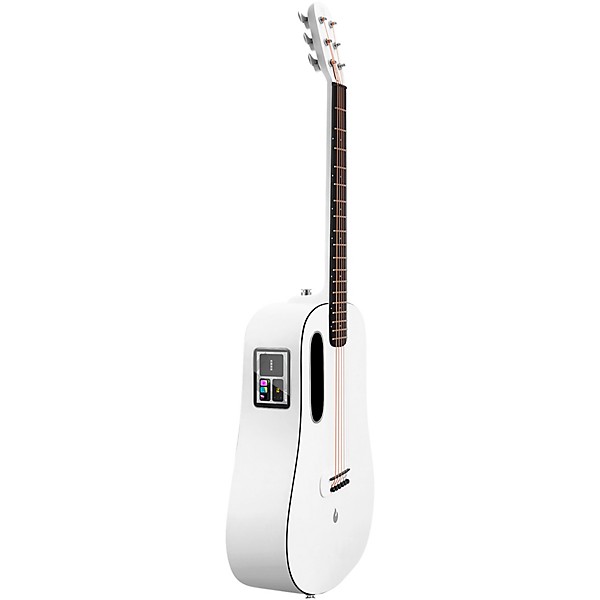 LAVA MUSIC Blue Lava Touch Acoustic-Electric Guitar With Airflow Bag Sail White