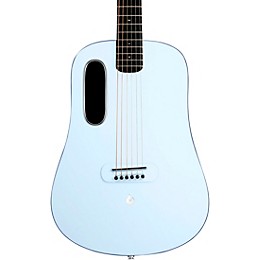 LAVA MUSIC BLUE LAVA Touch Acoustic-Electric Guitar With Airflow Bag Ice Ocean Blue
