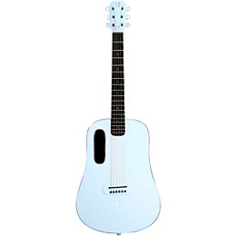 LAVA MUSIC BLUE LAVA Touch Acoustic-Electric Guitar With Airflow Bag Ice Ocean Blue