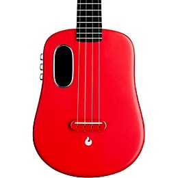 LAVA MUSIC U 26" FreeBoost Acoustic-Electric Ukulele With Space Bag Sparkle Red