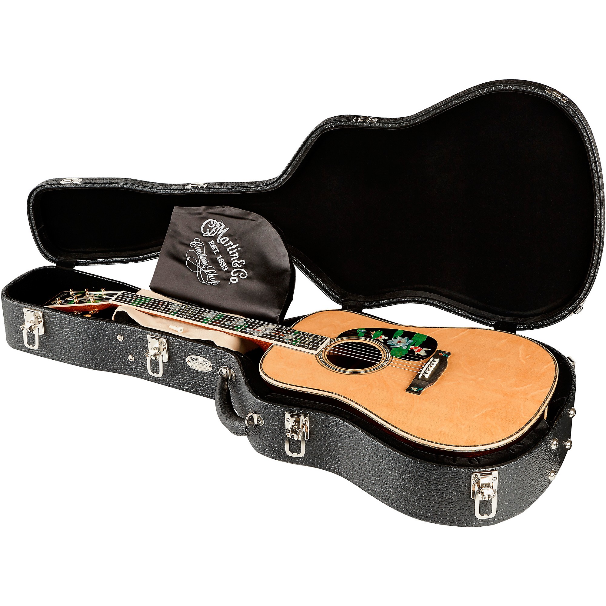 Platinum Martin Limited-Edition D-45 Harvey Leach Lotus Flower