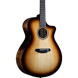 Blemished Breedlove Organic Artista Pro CE Spruce-Myrtlewood Concerto Acoustic-Electric Guitar Level 2 Burnt Amber 1978811...