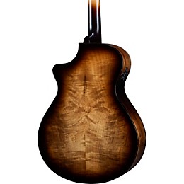 Breedlove Organic Artista Pro CE Spruce-Myrtlewood Concerto Acoustic-Electric Guitar Burnt Amber