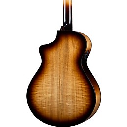 Breedlove Organic Artista Pro CE Spruce-Myrtlewood Concert Acoustic-Electric Guitar Burnt Amber
