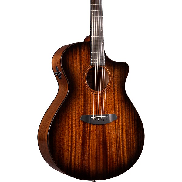 Breedlove Organic Wildwood Pro CE All-African Mahogany Concerto Acoustic-Electric Guitar Suede