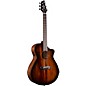 Open Box Breedlove Organic Wildwood Pro CE All-African Mahogany Concert Acoustic-Electric Guitar Level 2 Suede 194744885761