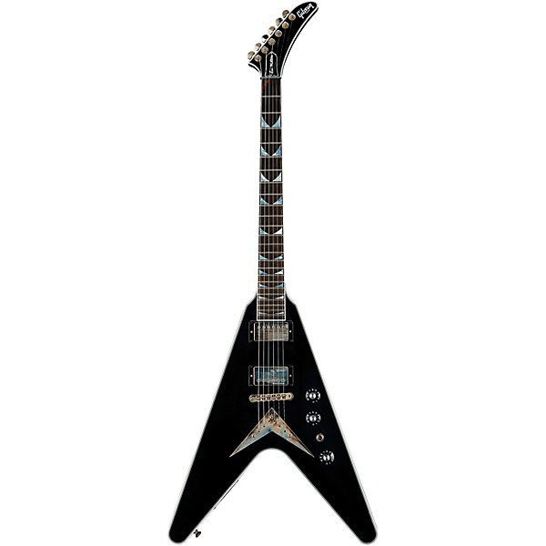 Gibson Custom Dave Mustaine Limited-Edition Flying V EXP Electric Guitar Ebony