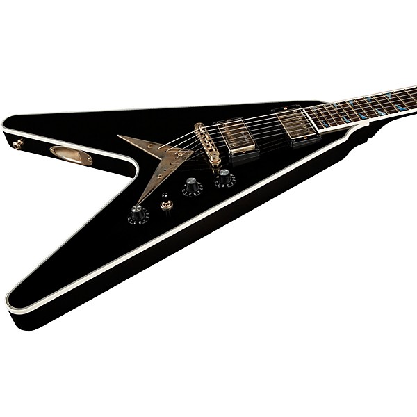 Gibson Custom Dave Mustaine Limited-Edition Flying V EXP Electric Guitar Ebony
