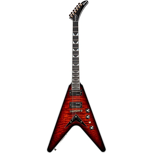 Platinum Gibson Custom Dave Mustaine Limited-Edition Flying V EXP