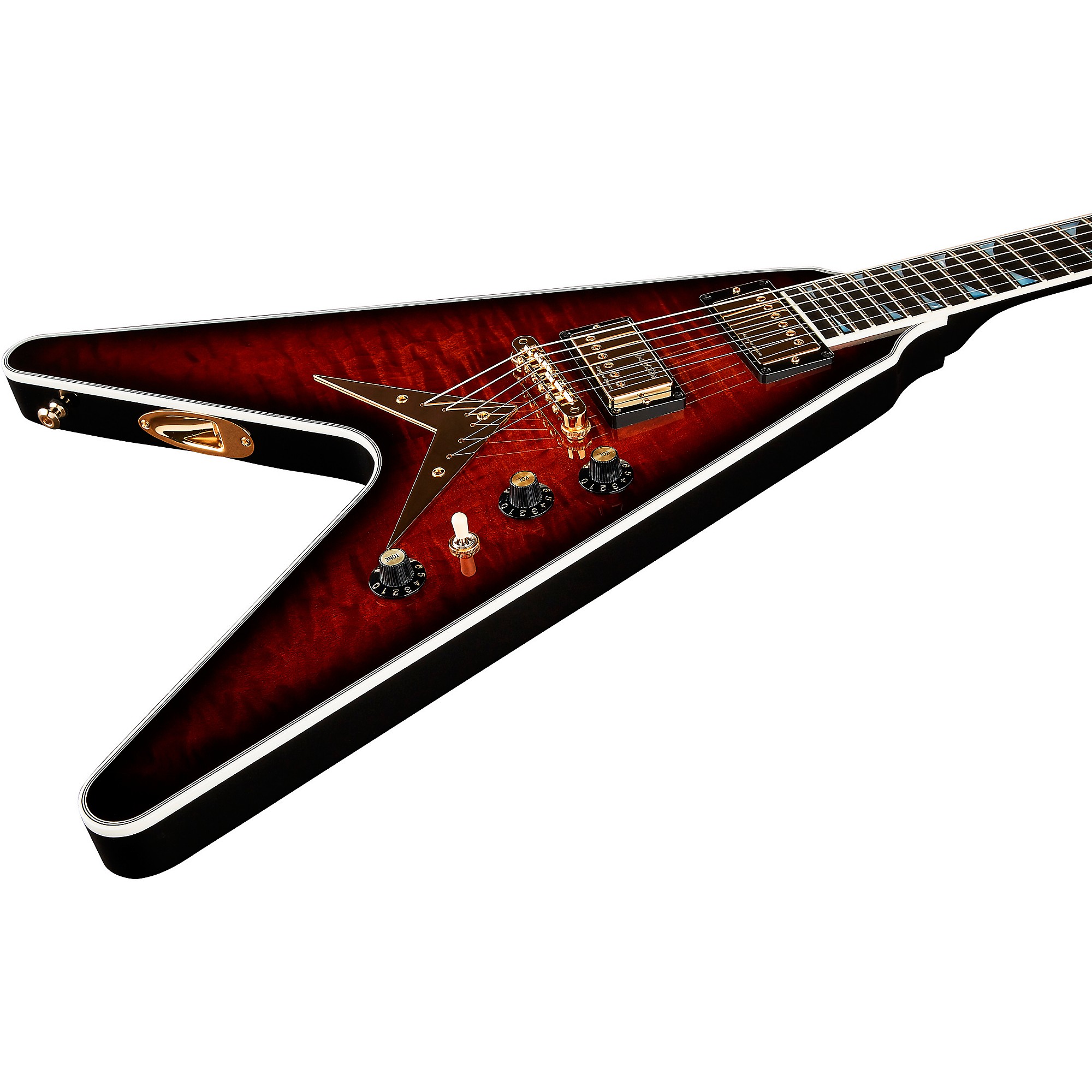 Platinum Gibson Custom Dave Mustaine Limited-Edition Flying V EXP