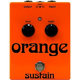 Orange Amplifiers Sustain Effects Pedal Orange