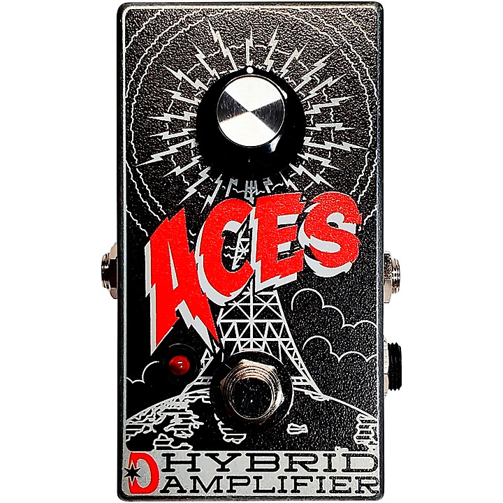 Daredevil Pedals ACES Hybrid Amplifier Effects Pedal Black and Red