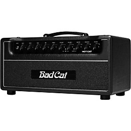 Open Box Bad Cat Hot Cat 45W Tube Guitar Amp Head Level 2 Black 197881103941