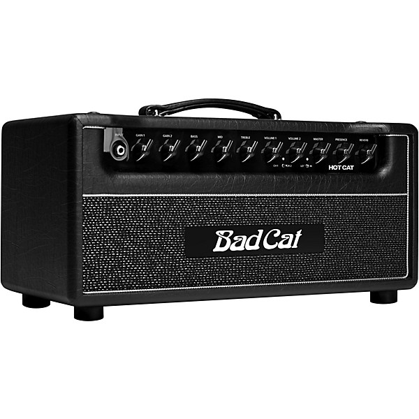 Open Box Bad Cat Hot Cat 45W Tube Guitar Amp Head Level 2 Black 197881103958