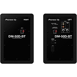 Pioneer DJ DM-50D-BT 5" Desktop Monitor System with Bluetooth Functionality Black