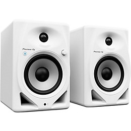 Pioneer DJ DM-50D-BT 5" Desktop Monitor System with Bluetooth Functionality White