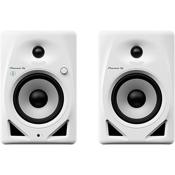 Open Box Pioneer DJ DM-50D-BT 5" Desktop Monitor System with Bluetooth Functionality Level 1 White