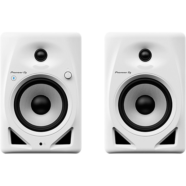 Pioneer DJ DM-50D-BT 5" Desktop Monitor System with Bluetooth Functionality White