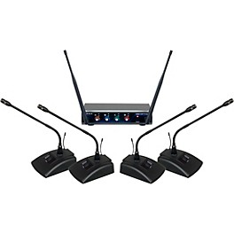 Open Box VocoPro USB-CONFERENCE-4 4-User Wireless Microphone/USB Interface Package, 902-927.2mHz Level 1