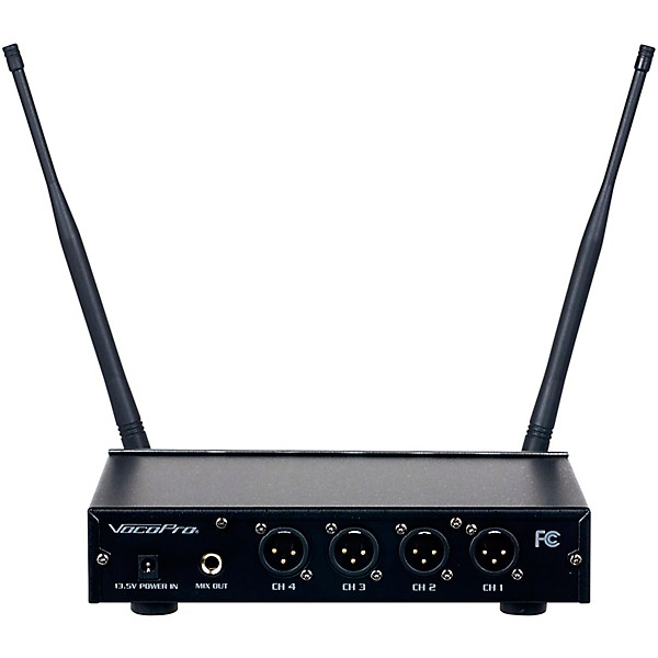 VocoPro USB-CONFERENCE-4 4-User Wireless Microphone/USB Interface Package, 902-927.2mHz