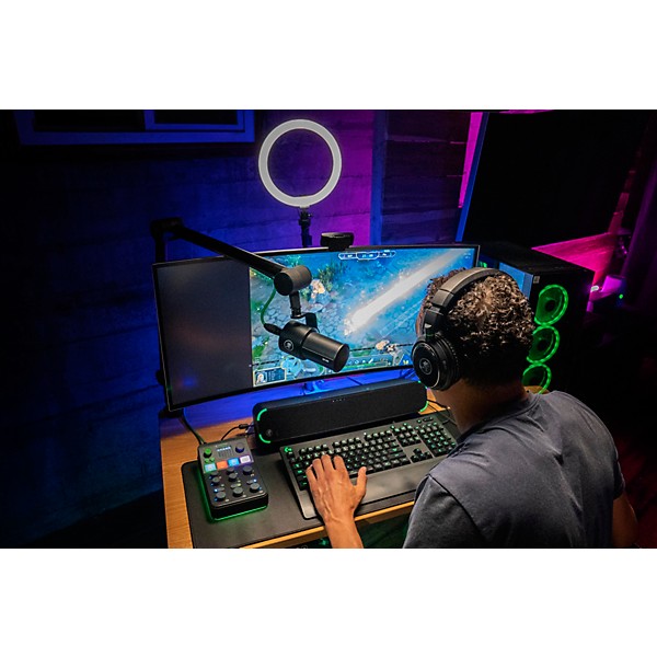 Open Box Mackie MCaster Studio Live Streaming Mixer Level 1 Black