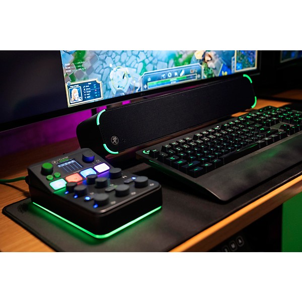 Open Box Mackie MCaster Studio Live Streaming Mixer Level 1 Black