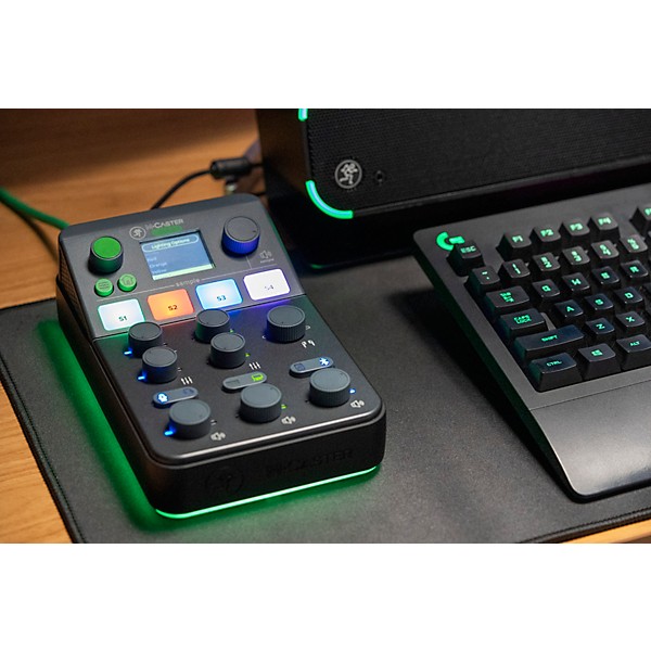 Open Box Mackie MCaster Studio Live Streaming Mixer Level 1 Black