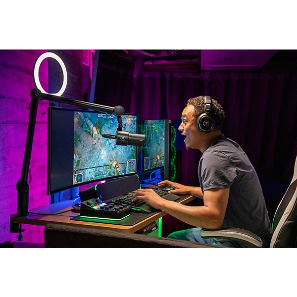 Open Box Mackie MCaster Studio Live Streaming Mixer Level 1 Black