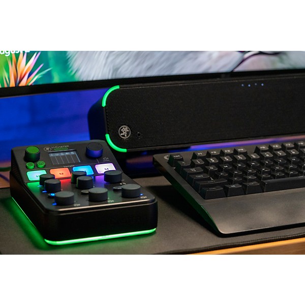 Open Box Mackie MCaster Studio Live Streaming Mixer Level 1 Black