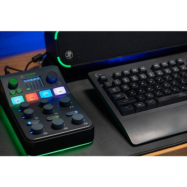 Open Box Mackie MCaster Studio Live Streaming Mixer Level 1 Black