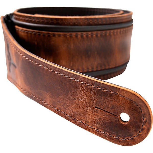 Taylor Leather Fountain Strap Weathered Brown 2.5 in.