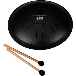 Sela Melody Tongue Drum 6" C Major Black