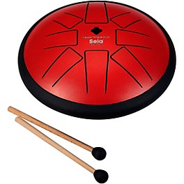 Sela Melody Tongue Drum 6" F Minor Red